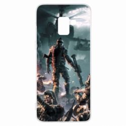 Чехол для Samsung A8+ 2018 Warface Soldiers - PrintSalon