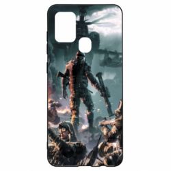 Чехол для Samsung A21s Warface Soldiers - PrintSalon