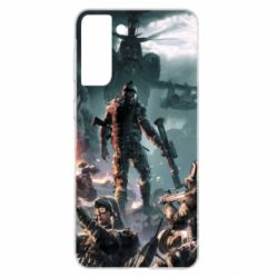 Чехол для Samsung S21+ Warface Soldiers - PrintSalon