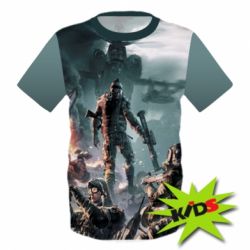 Детская 3D футболка Warface Soldiers - PrintSalon