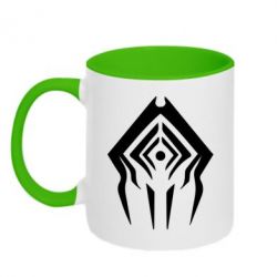 Чашка двухцветная 320ml Warframe logo-emblem - PrintSalon
