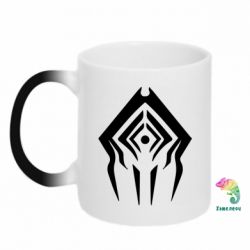 Чашка-хамелеон Warframe logo-emblem - PrintSalon