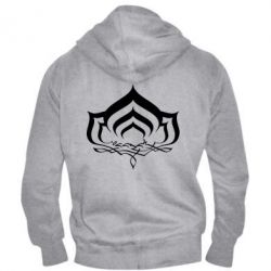 Чоловіче худі на блискавці Warframe logo - PrintSalon