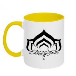 Чашка двокольорова Warframe logo - PrintSalon