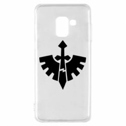 Чехол для Samsung A8 2018 Warhammer 40k Dark Angels-PrintSalon Чехол для Samsung A8 2018 Warhammer 40k Dark Angels