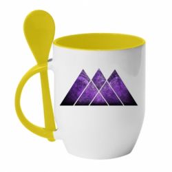 Чашка с ложкой Warlock Destiny - PrintSalon
