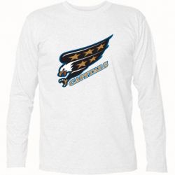 Футболка с длинным рукавом Washington Capitals Logo - PrintSalon