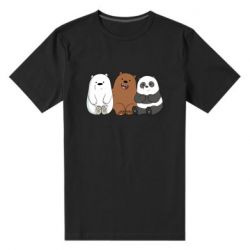 Мужская футболка премиум We are ordinary bears - PrintSalon