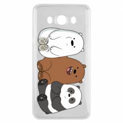 Чехол для Samsung J7 2016 We are ordinary bears - PrintSalon