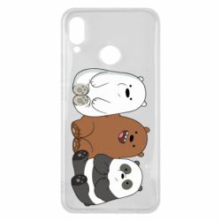 Чехол для Huawei P Smart Plus 2018 We are ordinary bears - PrintSalon