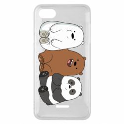 Чехол для Xiaomi Redmi 6A We are ordinary bears - PrintSalon