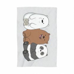 Полотенце с принтом We are ordinary bears - PrintSalon