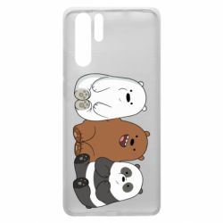 Чехол для Huawei P30 Pro We are ordinary bears - PrintSalon