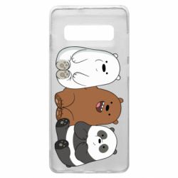Чехол для Samsung S10+ We are ordinary bears - PrintSalon