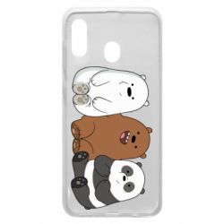 Чехол для Samsung A20 We are ordinary bears - PrintSalon