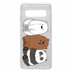 Чехол для Samsung S10 We are ordinary bears - PrintSalon