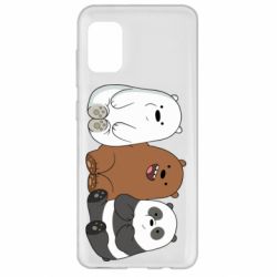 Чехол для Samsung A31 We are ordinary bears - PrintSalon