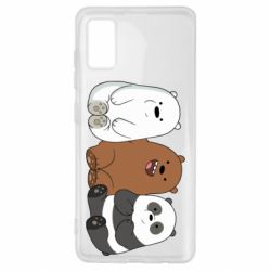 Чехол для Samsung A41 We are ordinary bears - PrintSalon