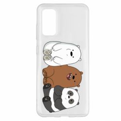Чехол для Samsung S20 We are ordinary bears - PrintSalon
