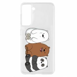 Чехол для Samsung S21 We are ordinary bears - PrintSalon