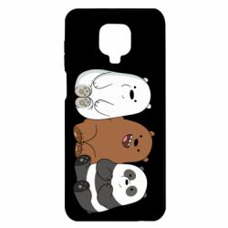 Чехол для Xiaomi Redmi Note 9S/9Pro/9Pro Max We are ordinary bears - PrintSalon
