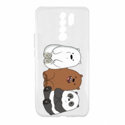 Чехол для Xiaomi Redmi 9 We are ordinary bears - PrintSalon
