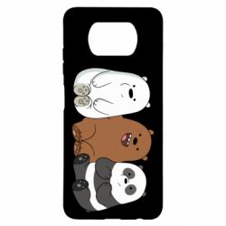 Чехол для Xiaomi Poco X3 We are ordinary bears