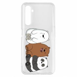 Чехол для Realme 6 Pro We are ordinary bears - PrintSalon