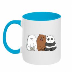 Чашка двокольорова We are ordinary bears