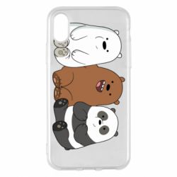 Чехол для iPhone X/Xs We are ordinary bears - PrintSalon