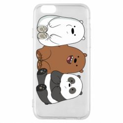Чехол для iPhone 6/6S We are ordinary bears - PrintSalon