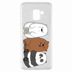 Чехол для Samsung A8+ 2018 We are ordinary bears - PrintSalon