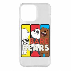 Чехол для iPhone 14 Pro Max We bare bears collage - PrintSalon