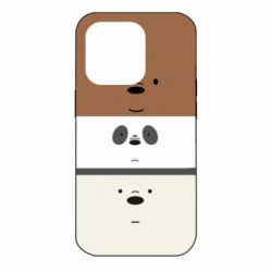 Чохол для iPhone 14 Pro We bare bears ice cream - PrintSalon