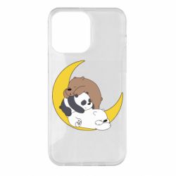 Чехол для iPhone 14 Pro Max We bare bears sleep - PrintSalon