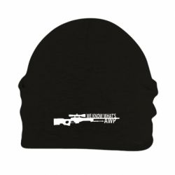 Шапка флисовая We know what's awp - PrintSalon