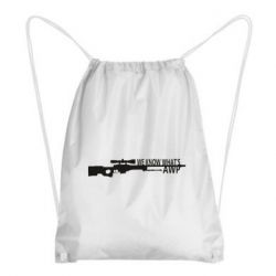 Рюкзак-мешок We know what's awp - PrintSalon