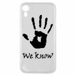 Чохол для iPhone XR We know - PrintSalon