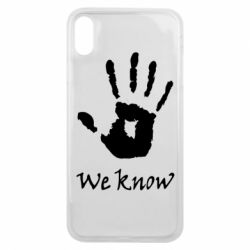 Чохол для iPhone Xs Max We know - PrintSalon