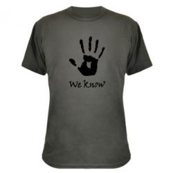 Камуфляжна футболка We know - PrintSalon