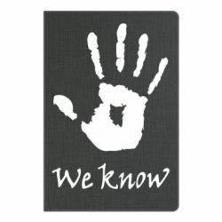 Блокнот з принтом We know