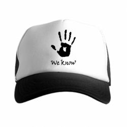Кепка-тракер We know - PrintSalon