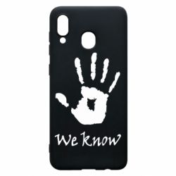 Чохол для Samsung A20 We know - PrintSalon