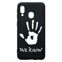 Чохол для Samsung A40 We know - PrintSalon