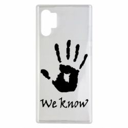 Чохол для Samsung Note 10 Plus We know - PrintSalon