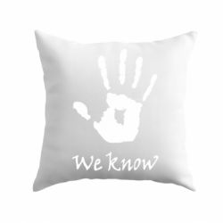 Подушка We know