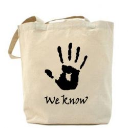 Торба We know - PrintSalon