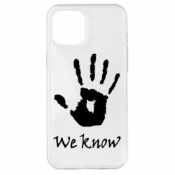 Чохол для iPhone 12 Pro Max We know - PrintSalon