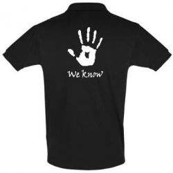 Мужское поло We know-PrintSalon Мужское поло We know