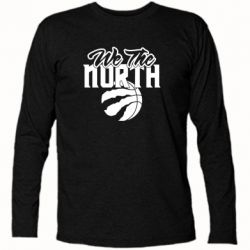 Футболка с длинным рукавом We the north and the ball - PrintSalon